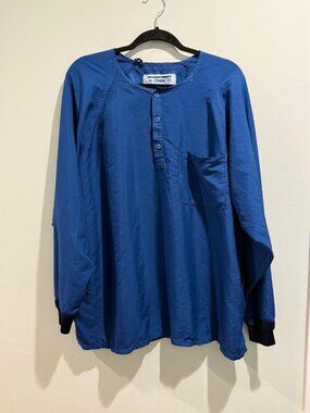 Cintas Men's Cleanroom Tech Shirt 2XL Navy Blue Undershirt
